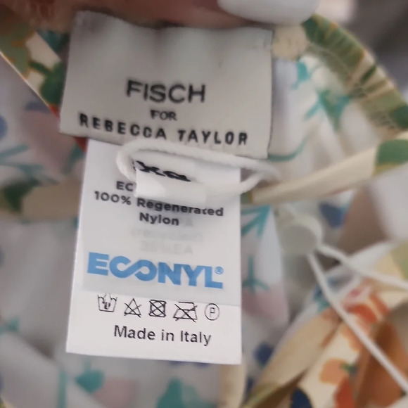 Rebecca Taylor Phoenix Fleur Combo Bathing Suit Size XS $250 - Picture 4 of 6